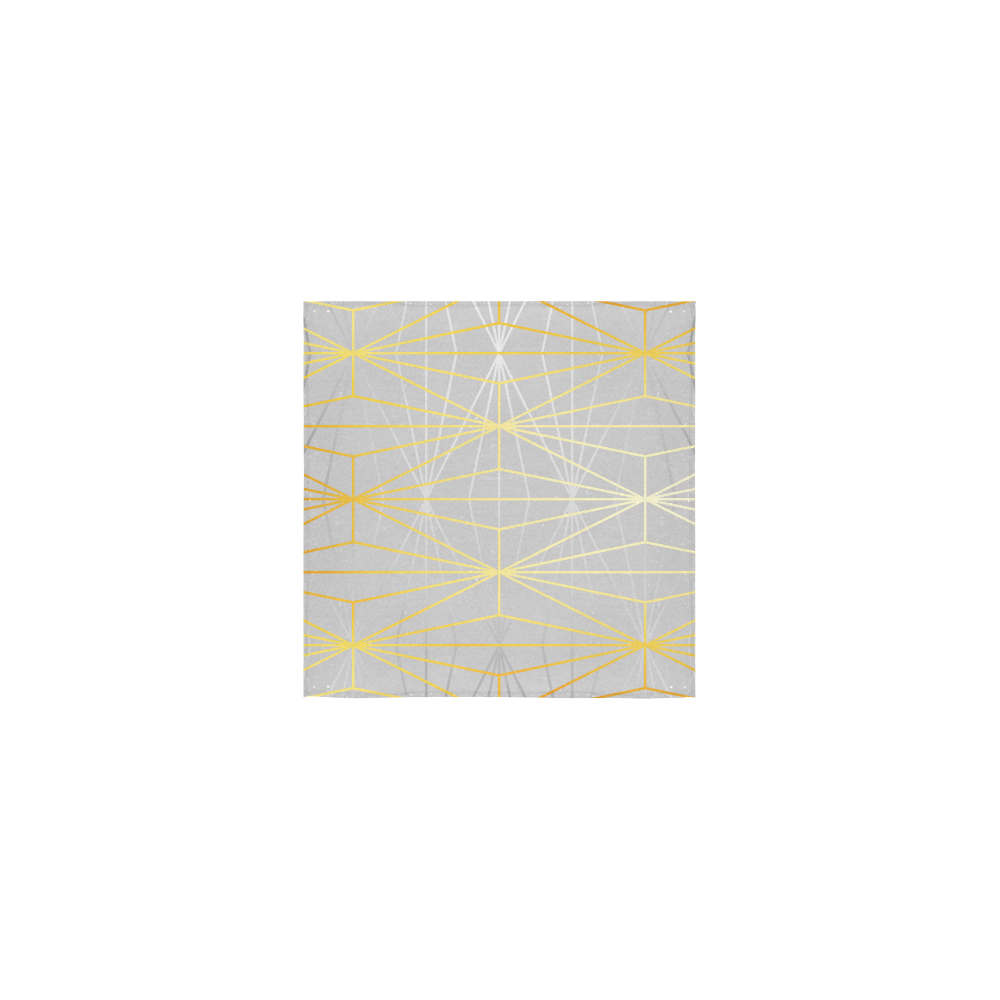 ELEGANT SILVER GOLD DIAMONDS-1TO2 Square Towel 13“x13”