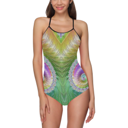 Frax Fractal Rainbow Strap Swimsuit ( Model S05)