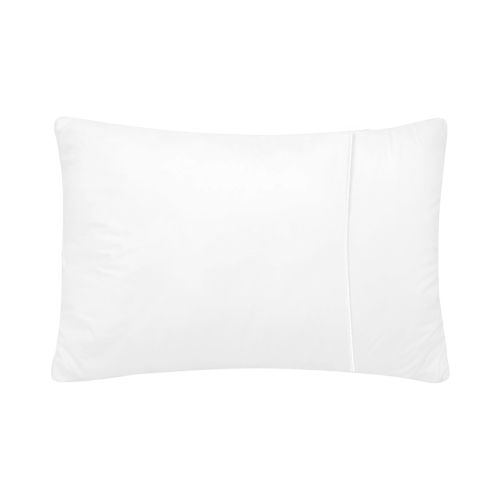 0021 white  black Custom Pillow Case 20"x 30" (One Side) (Set of 2)