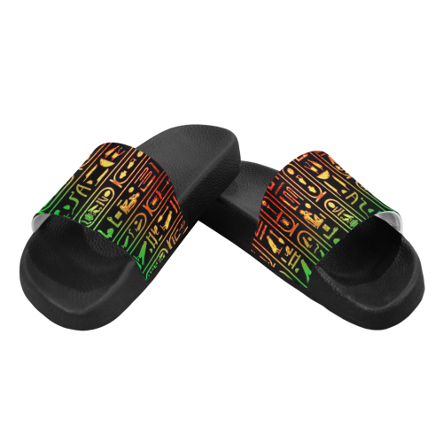 RASTAGLYPH Women's Slide Sandals (Model 057)