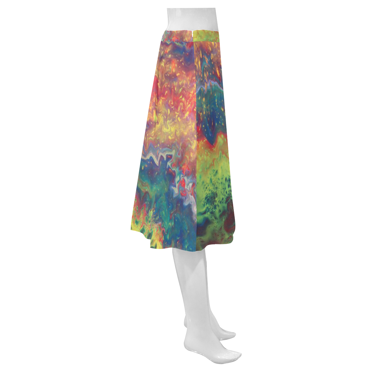 Powerful Mnemosyne Women's Crepe Skirt (Model D16)