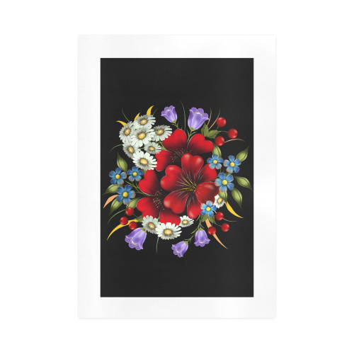 Bouquet Of Flowers Art Print 16‘’x23‘’