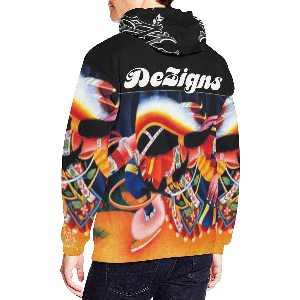 chippewa dancer pull over All Over Print Hoodie for Men (USA Size) (Model H13)