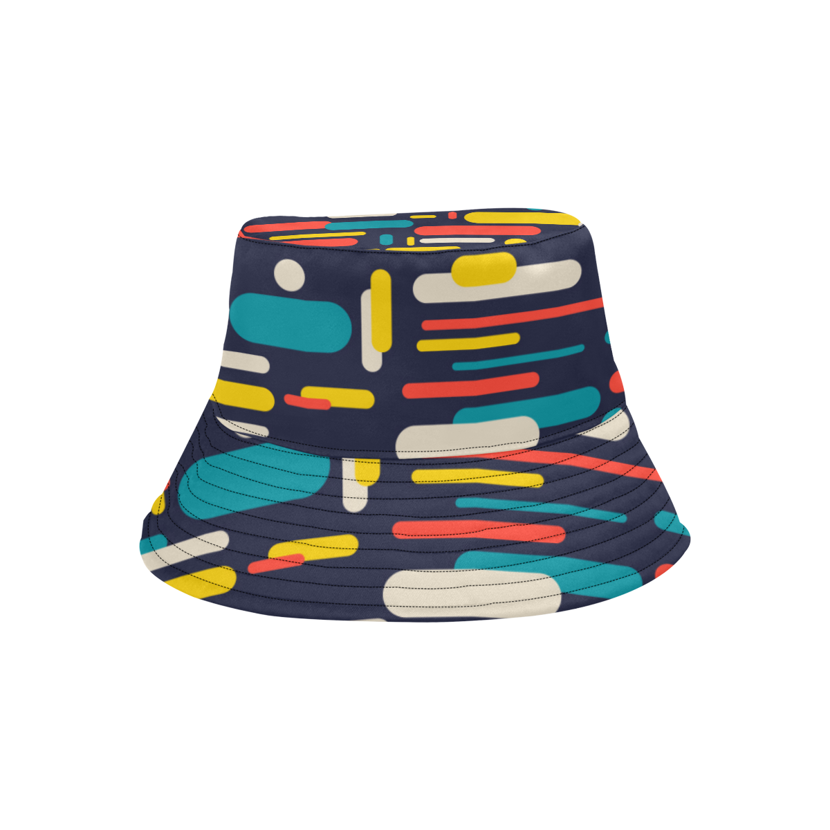 Colorful Rectangles All Over Print Bucket Hat