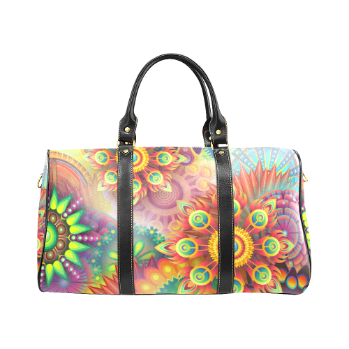 colorful-abstract 3D New Waterproof Travel Bag/Large (Model 1639)