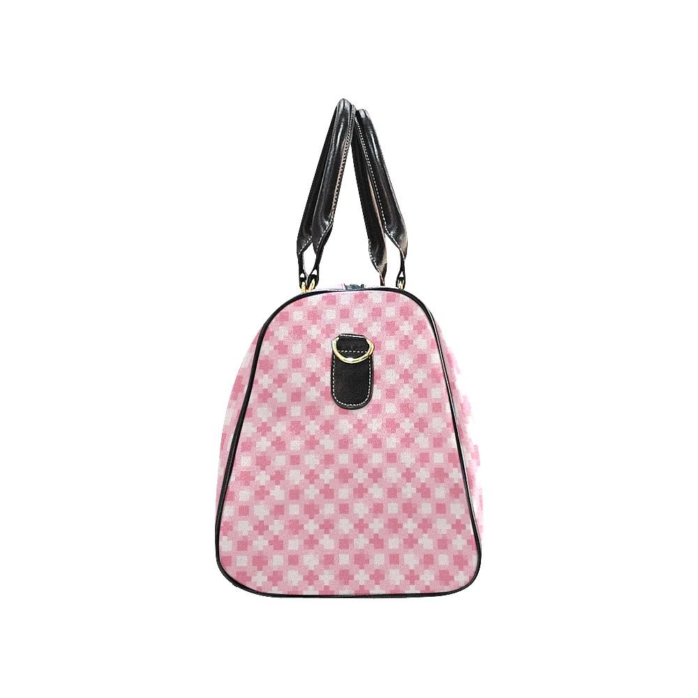 pink pattern New Waterproof Travel Bag/Small (Model 1639)