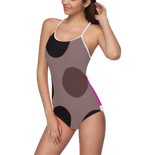 Design bikini -- CHOCO Dots Strap Swimsuit ( Model S05)