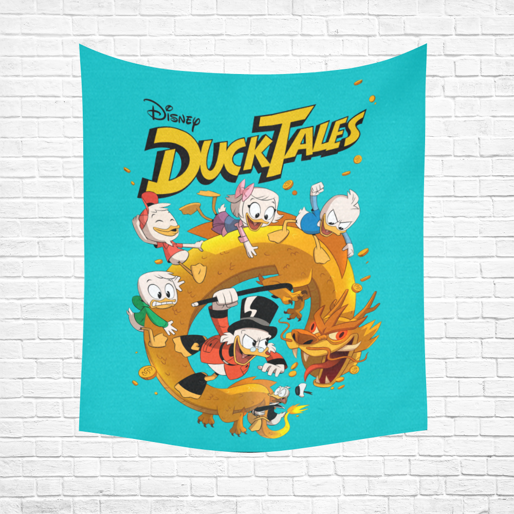 DuckTales Cotton Linen Wall Tapestry 51"x 60"