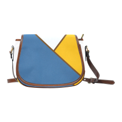 Color Ligth handbag Saddle Bag/Small (Model 1649) Full Customization