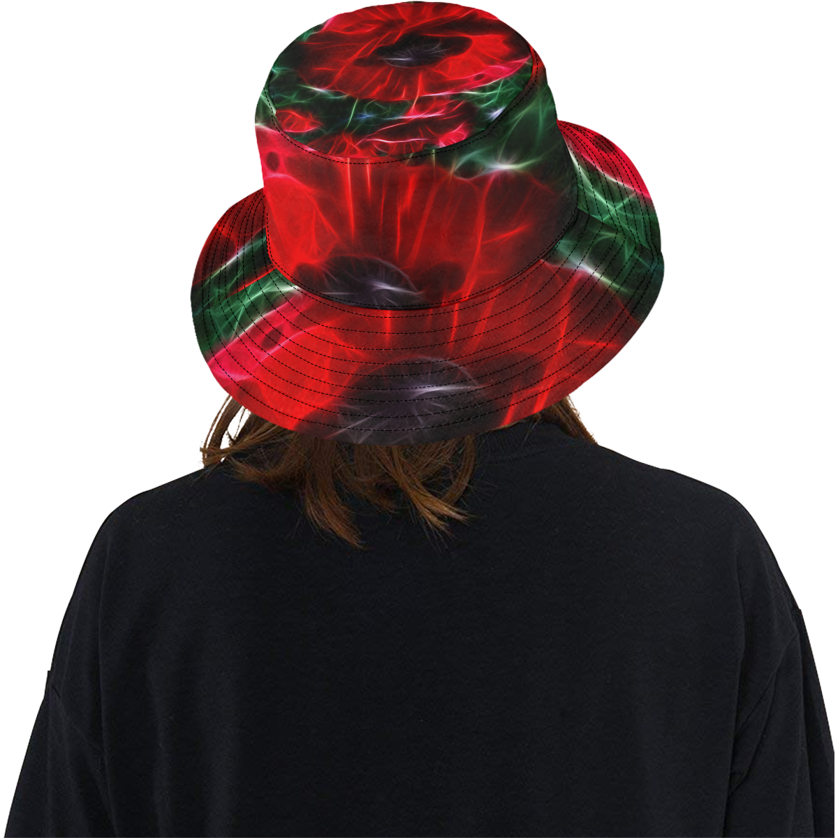 Wonderful Poppies In Summertime All Over Print Bucket Hat