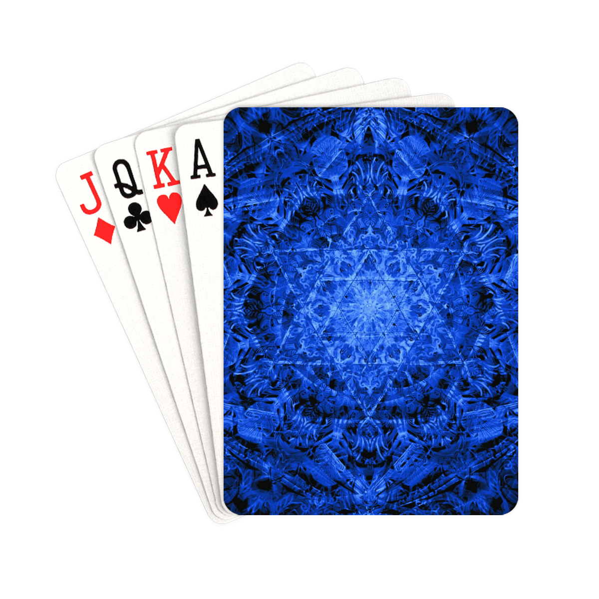 david star mandala 14 Playing Cards 2.5"x3.5"