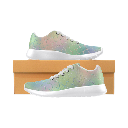 Pastel Mermaid Sparkles Women’s Running Shoes (Model 020)