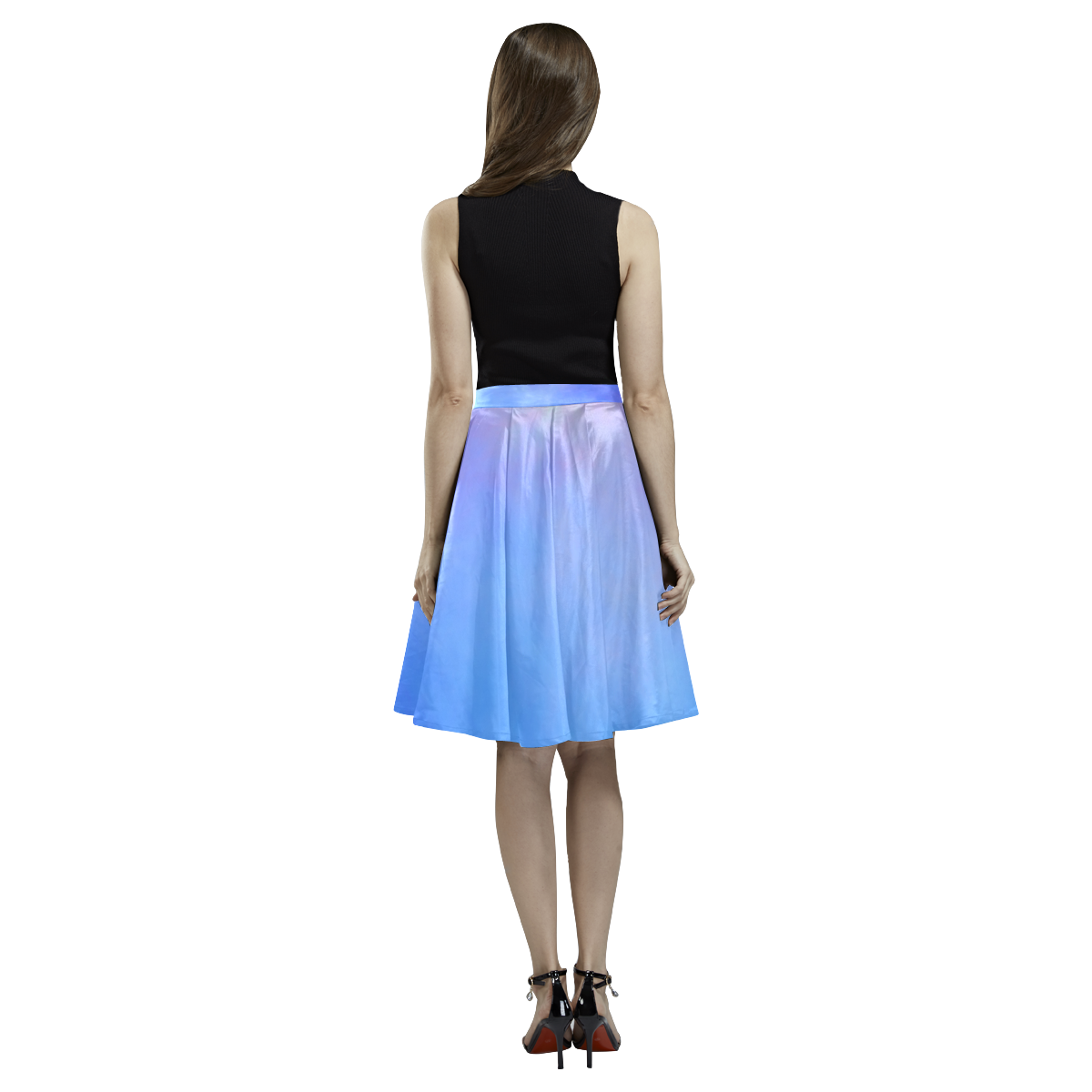It's a Beautiful Day Melete Pleated Midi Skirt (Model D15)