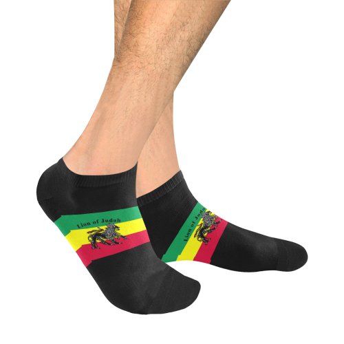 RASTA LION OF JUDAH Men's Ankle Socks