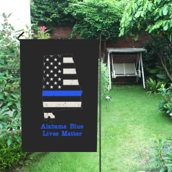 Alabama Blue lives Matter Garden Flag 28''x40'' （Without Flagpole）