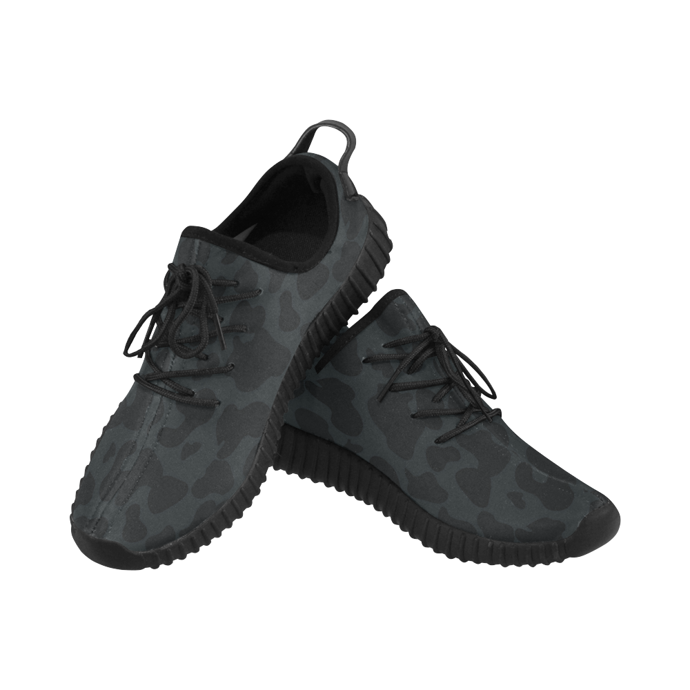 Gru Men Black Camo Test Grus Men's Breathable Woven Running Shoes (Model 022)