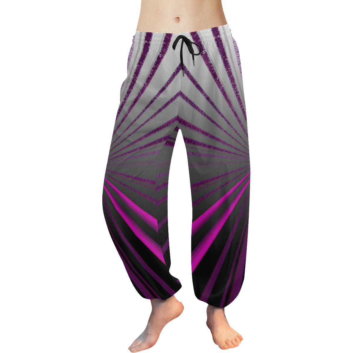 PEWTRSTRPZ Women's All Over Print Harem Pants (Model L18)