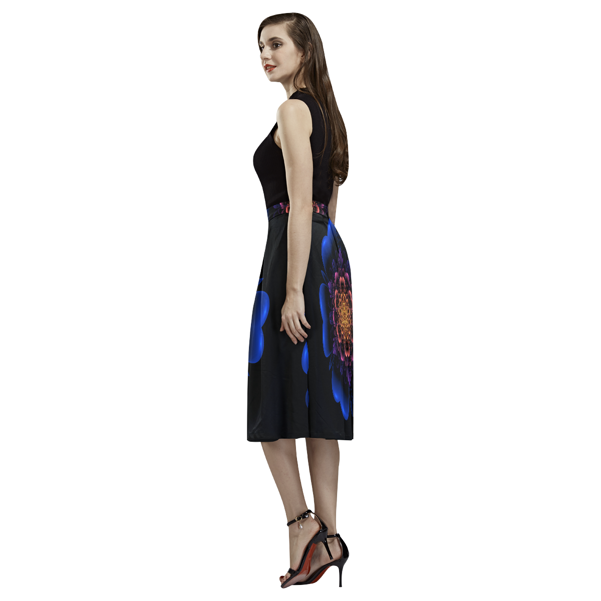 Six Sided Beauty Aoede Crepe Skirt (Model D16)