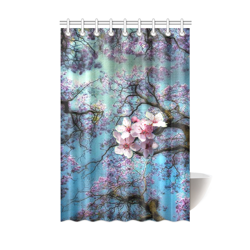 Cherry blossomL Shower Curtain 48"x72"