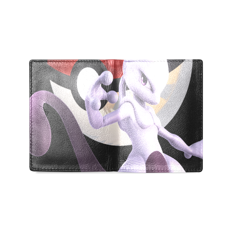 Mewtwo Money Men's Leather Wallet (Model 1612)