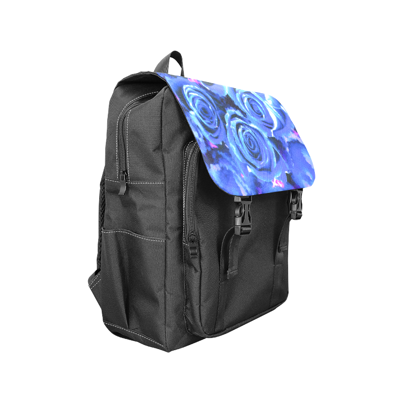 roses are blue Casual Shoulders Backpack (Model 1623)