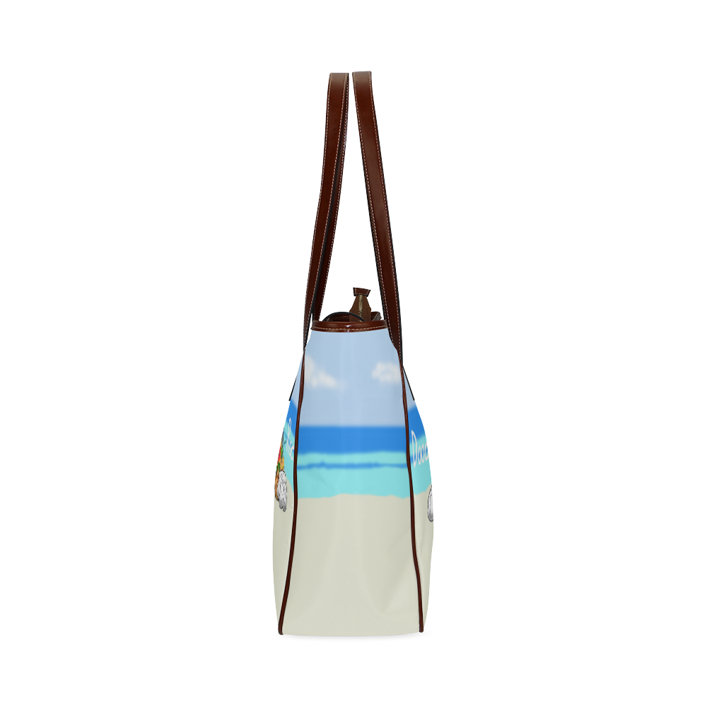 Sheepie Doodle Beach Days Classic Tote Bag (Model 1644)