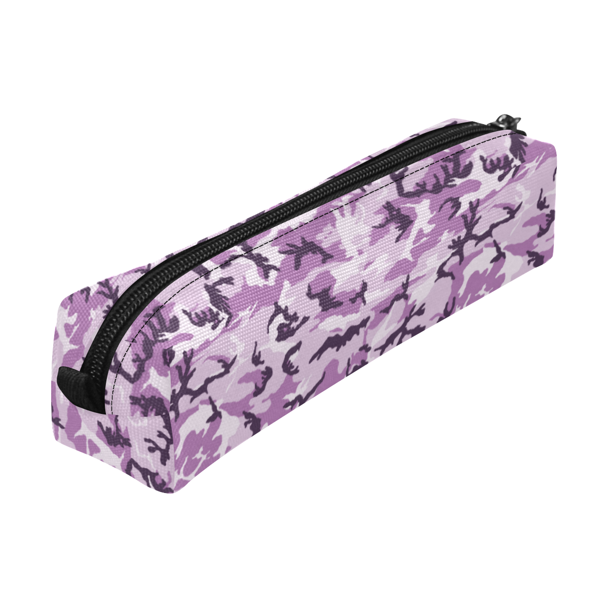 Woodland Pink Purple Camouflage Pencil Pouch/Small (Model 1681)