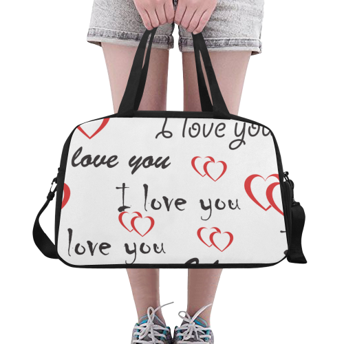 I Love You Fitness Handbag (Model 1671)