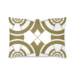 Abstract pattern geometric backgrounds Custom Zippered Pillow Case 20"x30"(Twin Sides)