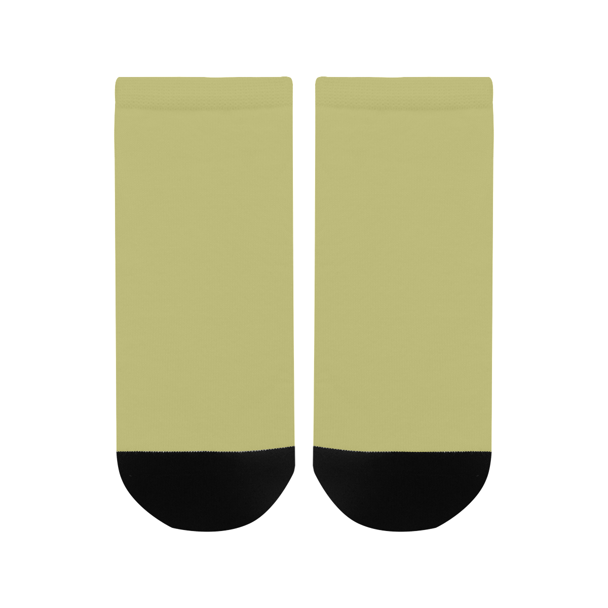 color dark khaki Men's Ankle Socks