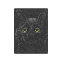 Black Cat Blanket 50"x60"