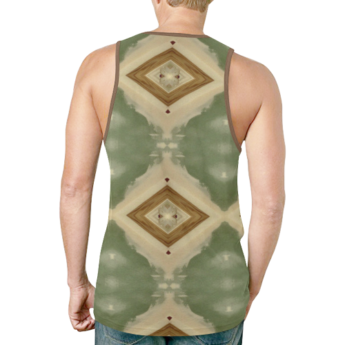 Geometric Camo New All Over Print Tank Top for Men (Model T46)