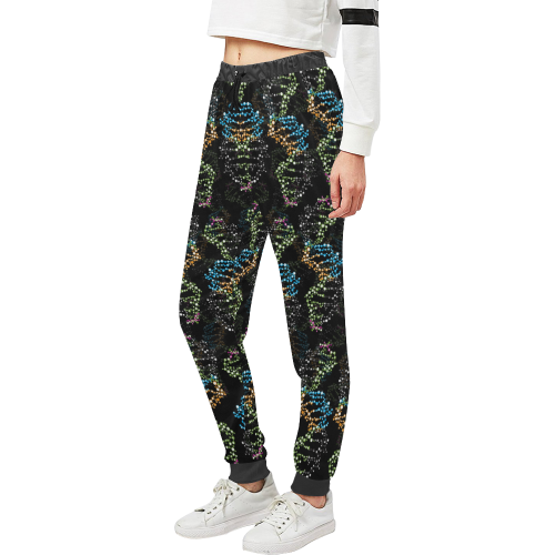 DNA pattern - Biology - Scientist Unisex All Over Print Sweatpants (Model L11)