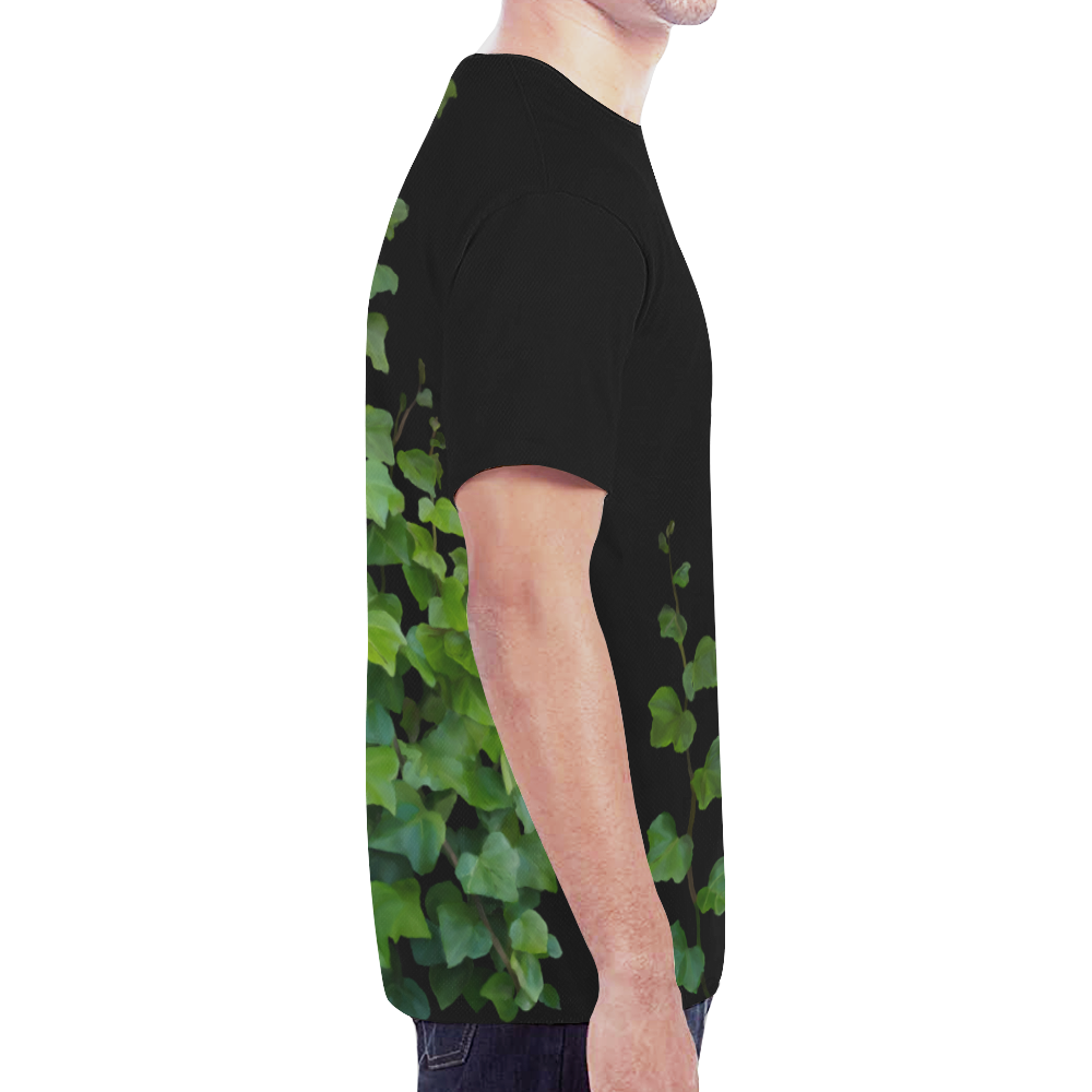 Vines, climbing plant watercolor New All Over Print T-shirt for Men (Model T45)