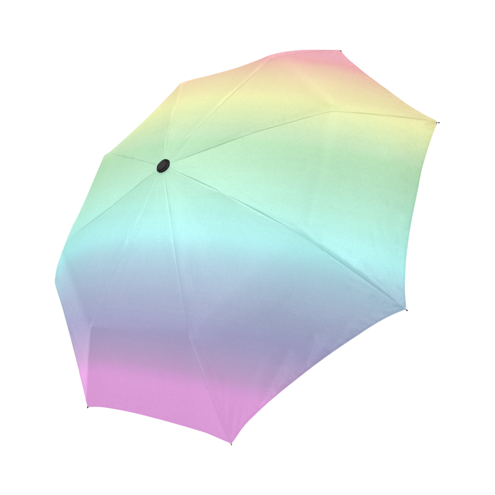 Pastel Rainbow Auto-Foldable Umbrella (Model U04)