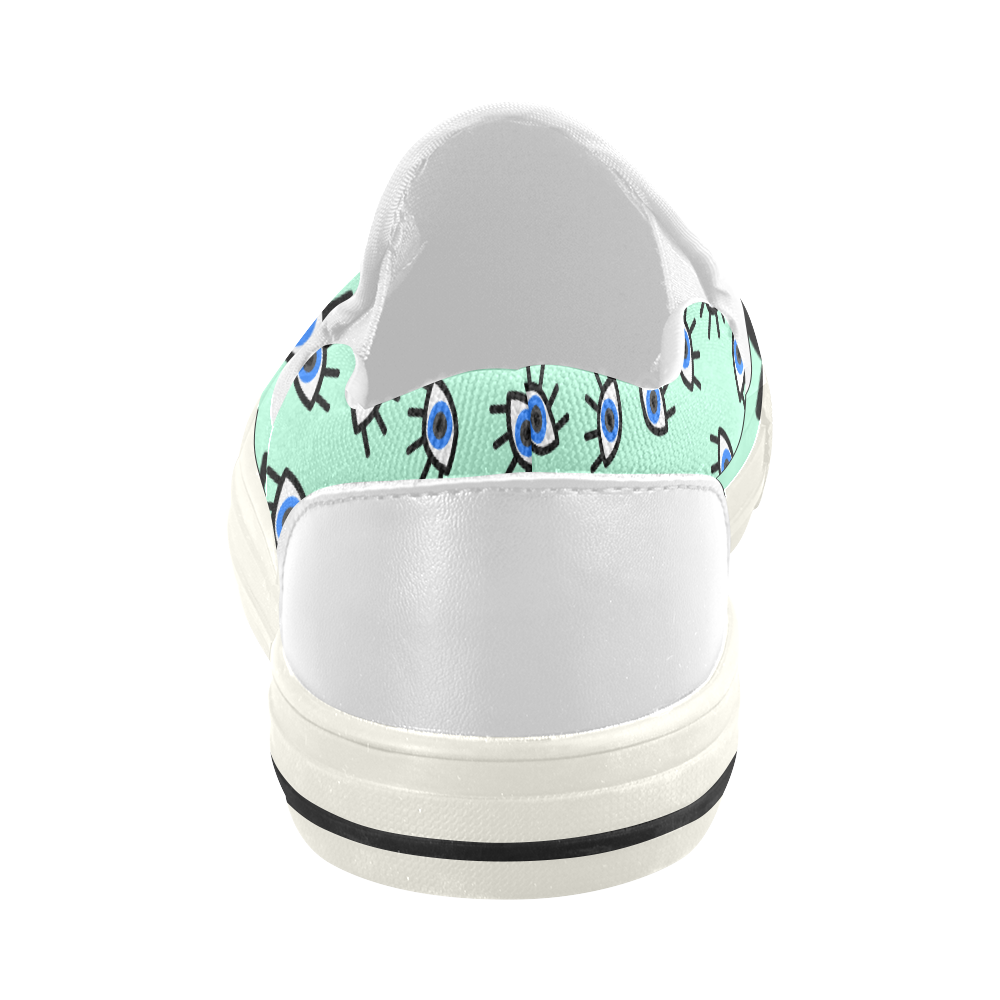 Ojos Women's Slip-on Canvas Shoes (Model 019)