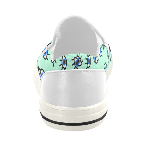Ojos Women's Slip-on Canvas Shoes (Model 019)