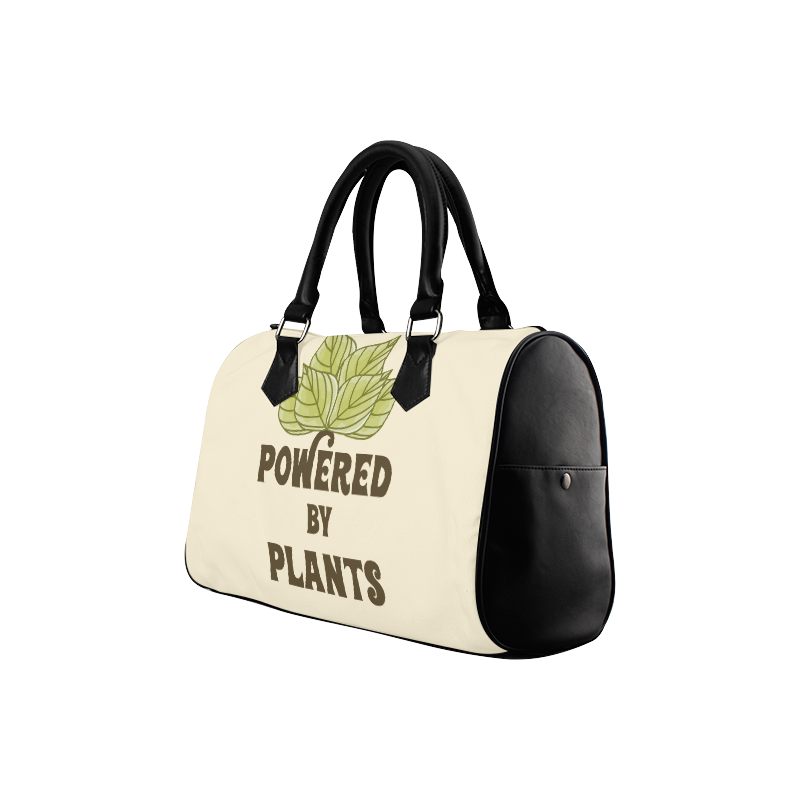 Powered by Plants (vegan) Boston Handbag (Model 1621)