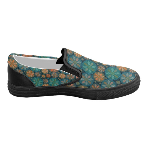zappwaits 03 - Good afternoon! Women's Slip-on Canvas Shoes (Model 019)
