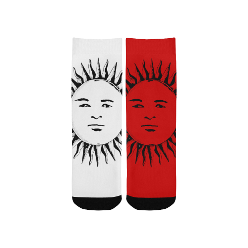 GOD Kids Socks Red,White & Black Kids' Custom Socks