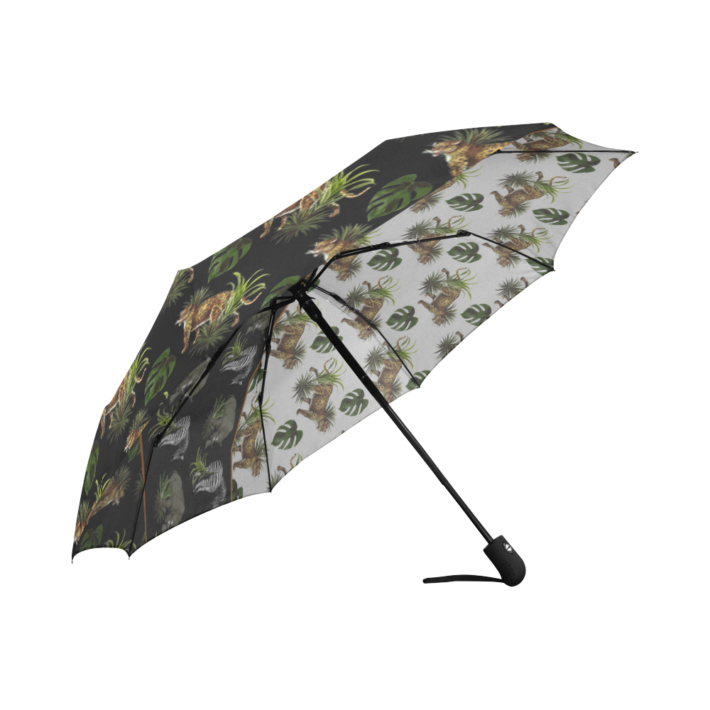 African animals Auto-Foldable Umbrella (Model U04)