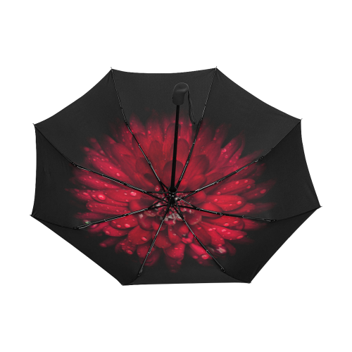Backyard Flowers 45 Color Version Anti-UV Auto-Foldable Umbrella (Underside Printing) (U06)