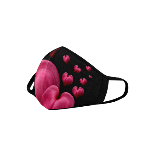 Heart Flowers Mouth Mask
