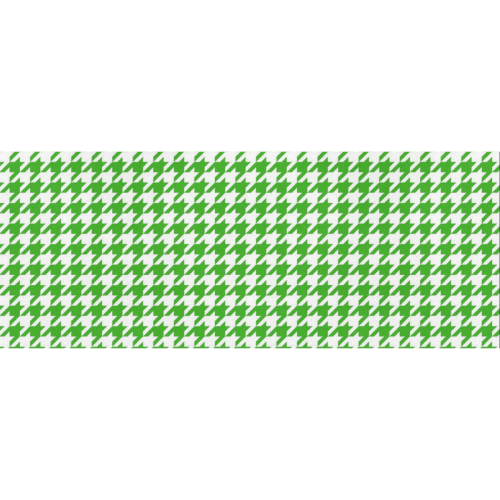 Friendly Houndstooth Pattern,green by FeelGood Gift Wrapping Paper 58"x 23" (3 Rolls)