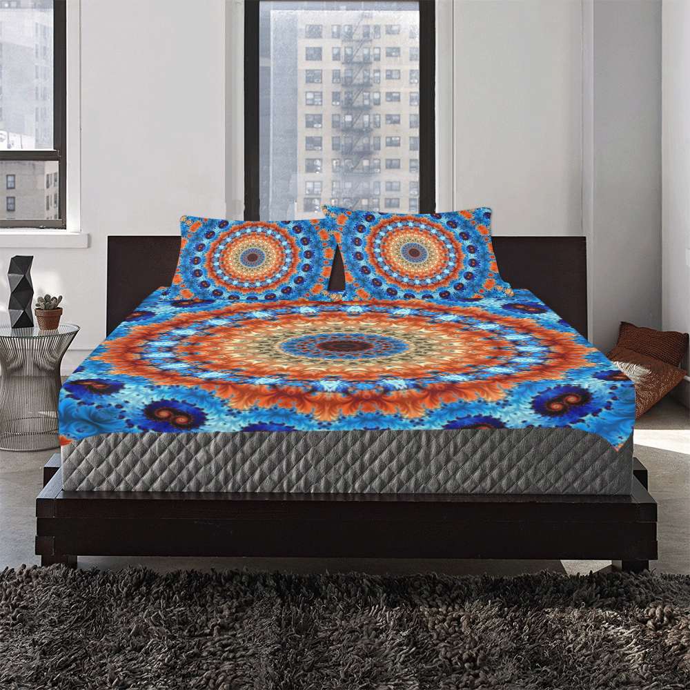 Kaleidoscope 3-Piece Bedding Set