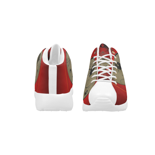 Wonderful decorative heart Men's Basketball Training Shoes (Model 47502)