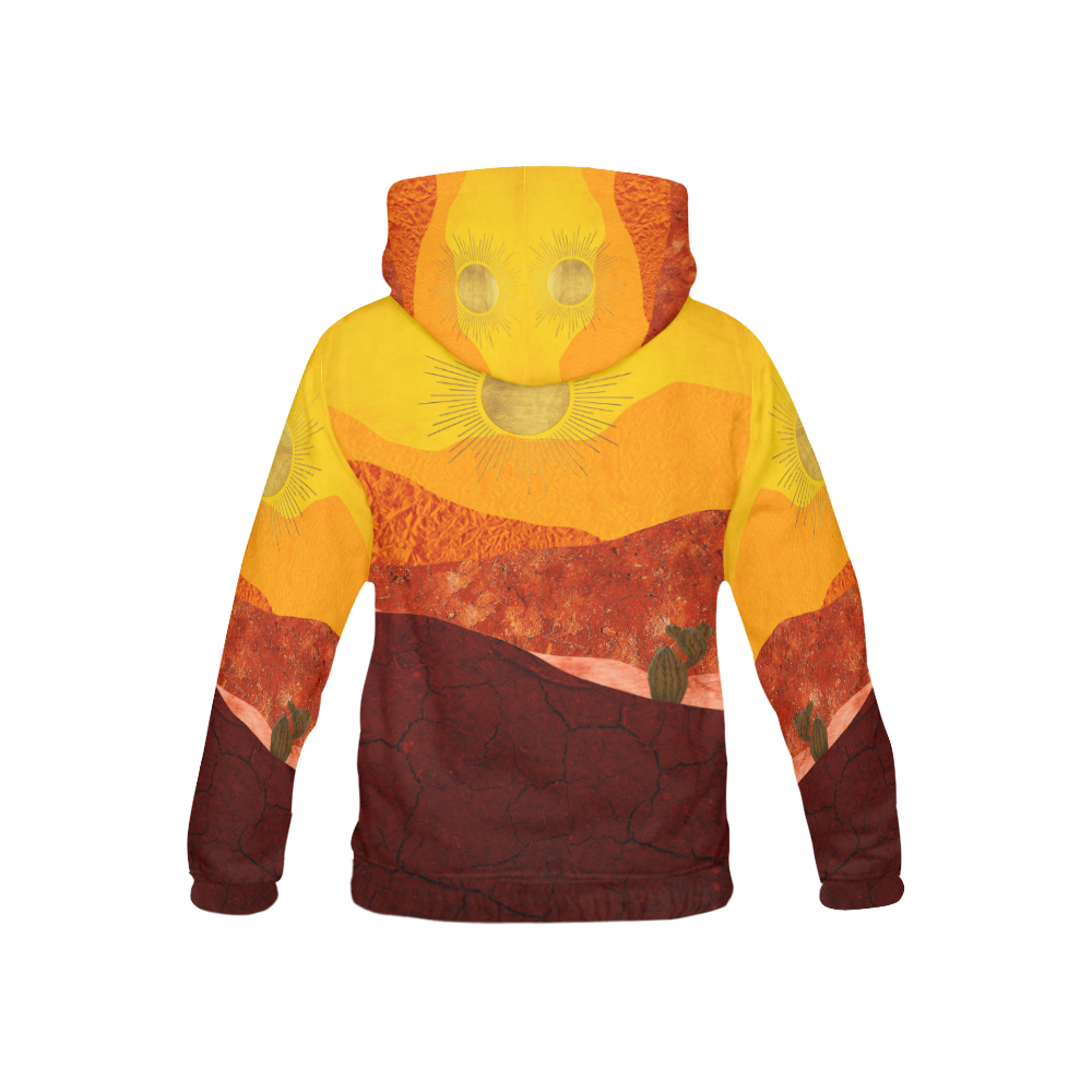 In The Desert All Over Print Hoodie for Kid (USA Size) (Model H13)