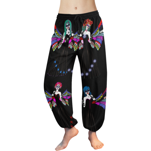 Day of the dead Angels Women's All Over Print Harem Pants (Model L18)