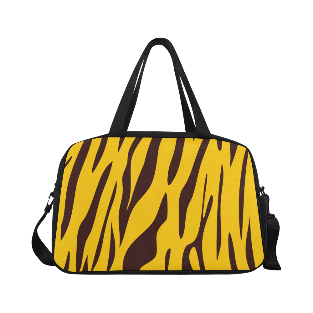 Zebra yellow Fitness Handbag (Model 1671)
