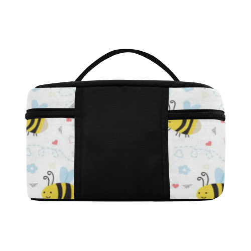 Cute Bee Pattern Cosmetic Bag/Large (Model 1658)